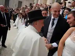 papa francisco sombrero