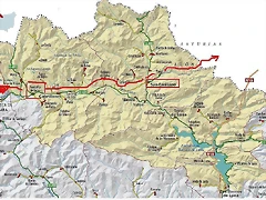 Mapa con ruta Mapa con ruta