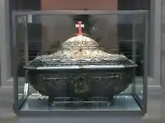 San Juan de Mata Urna con las reliquias. Salamanca.