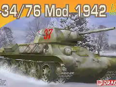 Dragon - T-34 Mod.1942 - 1-72