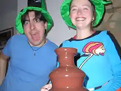 fuente de chocolate