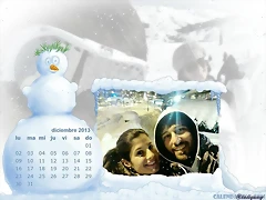 Hugo y Mar?a calendario diciembre