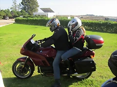 salida a Portugal tres motos y un auto Pedras del Rey 155 salida a Portugal tres motos y un auto Pedras del Rey 155