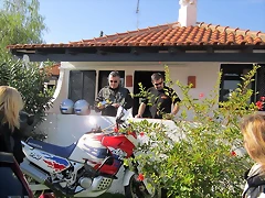 salida a Portugal tres motos y un auto Pedras del Rey 166 salida a Portugal tres motos y un auto Pedras del Rey 166
