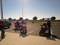 salida a Portugal tres motos y un auto Pedras del Rey 001 salida a Portugal tres motos y un auto Pedras del Rey 001