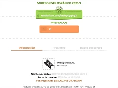 SORTEO ESTILOGR?FICO 2023 9