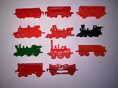 PROMOCIONAL 4 LOCOMOTORAS Y VAGONES CONGUITOS