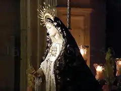 Soledad bajo palio de Viernes Santo