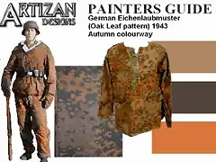 painters guide 1943 German Oak Leaf autumn