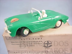 Corvette verde chasis caja blanco con caja Corvette verde chasis caja blanco con caja