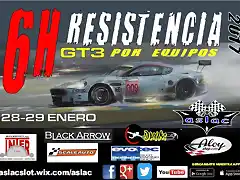 Cartel Resistencia GT3 6 horas 28-29 enero de 2017 Final 11-01-17