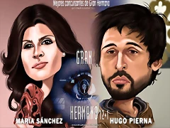 Caricatura HUGO Y MARIA