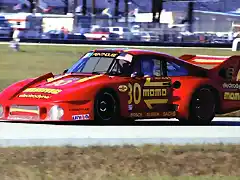 Gianpiero Moretti- charles Mendez and Mauricio DeNarvaez drove this Porsche 935J at the 1981 24-Hours of Daytona