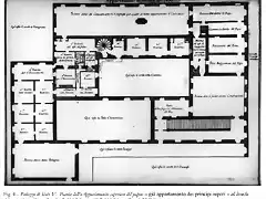 Pianta terza loggia palazzo apostolico vaticano
