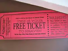 FREE TICKET TO HEAVEN