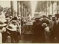 TdF 1899 - Rene de Knyff arrive a Vichy