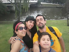 FAMILIA HUELLAS PAMPAS EN VIAJE