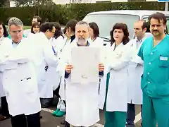 Manifestacion en apoyo de Alfonso Haya-Hosp.RT