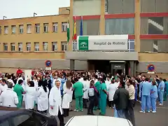 Manifestacion en apoyo de Alfonso Haya-Hosp.RT