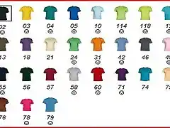 Colores camisetas JPEG