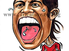 Caricatura Cristiano Ronaldo Caricatura Cristiano Ronaldo