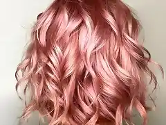 Tendencias y Estilos para Tintes Rosegold Efecto Nacarado