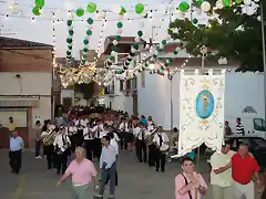 el santo hacia la plaza de toros