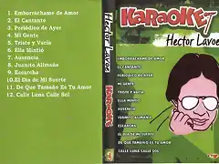 Hector Lavoe - Karaoke - Caratula dVD