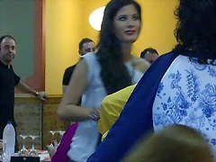 María en la cena antes del bolo 3 María en la cena antes del bolo 3