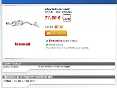 Silencioso Trasero BOSAL