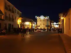 calle de la cruz de noche