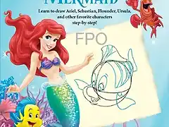 disney-the-little-mermaid-learn-to-draw-ariel-la-sirenita-dibujar-aprende-ariel-princess-princesas