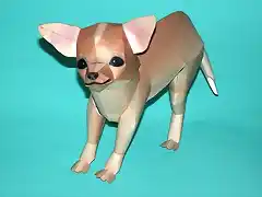 Chihuahua (Cabeza de manzana) Papercraft