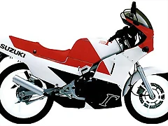 Suzuki RG125 Gamma 1988 Red Suzuki RG125 Gamma 1988 Red