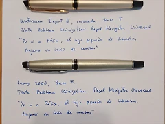 WatermanExpertComparativatrazos WatermanExpertComparativatrazos