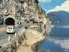 Lago D' Iseo -   Tunnel zwischen Sarnico und Lovere