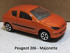 Peugeot 206  - Majorette