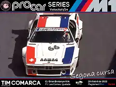 Cartell ProCar Series - cursa 2