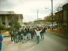 ultras violetas zaragoza - valladolid 93-94 on tour