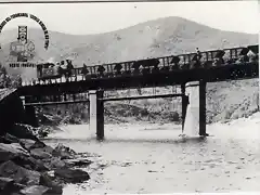 Puente del manzano y tren de mineral