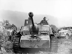 Battle of the Bulge - German assault gun[1]