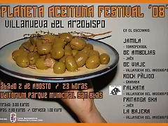 Cartel Planeta Aceituna 2008