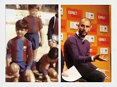 Guardiola y su infancia