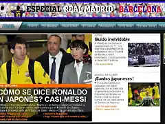 Messi -Ronaldo en japones es casimessi