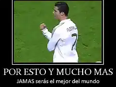 Cristiano y el corte de mangas