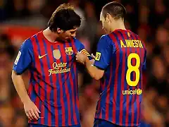 Messi  e Iniesta-Capitanes