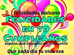 cumple paisano