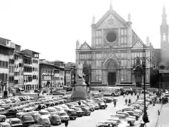 Florenz - Piazza Santa Croce, 1967