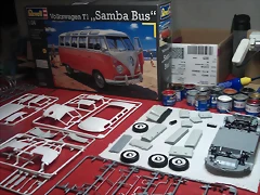 Revell VW Microbus T1 - detall