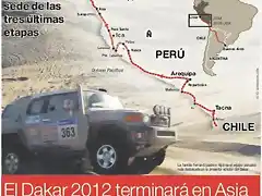 Rally dakar 2012. El Comercio 9.1.11